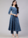 Picture of Nice Cotton Steel Blue Readymade Salwar Kameez