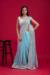 Picture of Good Looking Georgette Light Steel Blue Saree