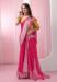 Picture of Statuesque Georgette Crimson Saree