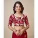 Picture of Marvelous Georgette Maroon Saree