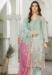 Picture of Silk & Organza Sky Blue Straight Cut Salwar Kameez