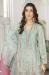 Picture of Silk & Organza Sky Blue Straight Cut Salwar Kameez