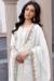 Picture of Enticing Georgette White Straight Cut Salwar Kameez