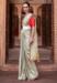 Picture of Marvelous Satin Off White Saree