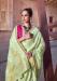 Picture of Superb Satin Dark Sea Green Saree