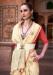 Picture of Sightly Satin Bisque Saree