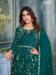 Picture of Grand Georgette Dark Green Anarkali Salwar Kameez