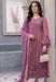 Picture of Nice Georgette Plum Straight Cut Salwar Kameez