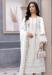 Picture of Ideal Georgette White Straight Cut Salwar Kameez