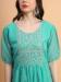 Picture of Beautiful Georgette Medium Turquoise Kurtis & Tunic