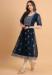 Picture of Grand Georgette Navy Blue Kurtis & Tunic