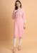 Picture of Comely Cotton & Silk Pink Kurtis And Tunic