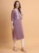 Picture of Classy Cotton & Silk Rosy Brown Kurtis And Tunic