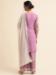 Picture of Sightly Georgette Plum & Straight Cut Salwar Kameez