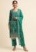 Picture of Georgette Medium Sea Green Straight Cut Salwar Kameez