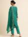 Picture of Georgette Medium Sea Green Straight Cut Salwar Kameez