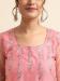 Picture of Georgette Light Pink Straight Cut Salwar Kameez