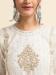 Picture of Georgette Off White Straight Cut Salwar Kameez