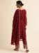 Picture of Lovely Georgette Maroon Straight Cut Salwar Kameez