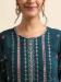 Picture of Georgette Dark Slate Grey Straight Cut Salwar Kameez