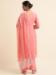 Picture of Georgette Light Salmon Straight Cut Salwar Kameez