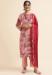 Picture of Georgette Light Pink Straight Cut Salwar Kameez