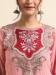 Picture of Georgette Light Pink Straight Cut Salwar Kameez