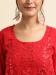 Picture of Resplendent Georgette Crimson Straight Cut Salwar Kameez