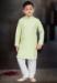 Picture of Elegant Cotton Beige Kids Kurta Pyjama