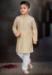 Picture of Splendid Cotton Burly Wood Kids Kurta Pyjama