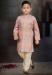 Picture of Fascinating Cotton Burly Wood Kids Kurta Pyjama