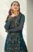 Picture of Georgette Midnight Blue Straight Cut Salwar Kameez