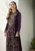 Picture of Georgette Dark Olive Green Straight Cut Salwar Kameez