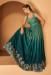 Picture of Georgette Dark Sea Green Anarkali Salwar Kameez