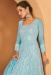 Picture of Georgette Light Steel Blue Anarkali Salwar Kameez