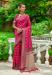 Picture of Marvelous Silk Medium Violet Red Saree