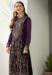 Picture of Enticing Georgette Purple Straight Cut Salwar Kameez