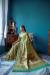 Picture of Statuesque Silk Dark Olive Green Saree