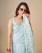 Picture of Shapely Georgette Light Steel Blue Saree