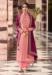 Picture of Georgette Light Coral Straight Cut Salwar Kameez