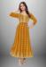 Picture of Georgette Dark Golden Rod Readymade Salwar Kameez