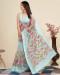 Picture of Wonderful Net Light Steel Blue Saree