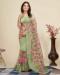 Picture of Charming Net Dark Khaki Saree