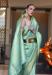 Picture of Shapely Silk Dark Sea Green Saree