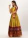 Picture of Well Formed Silk Golden Rod Lehenga Choli