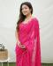 Picture of Graceful Georgette Medium Violet Red Saree