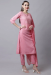 Picture of Cotton Pale Violet Red Readymade Salwar Kameez