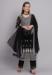 Picture of Sightly Georgette Black Readymade Salwar Kameez