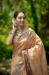 Picture of Radiant Silk Dark Khaki Saree