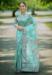 Picture of Good Looking Silk Sea Green Saree